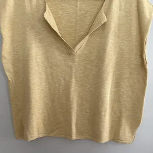 Free People FP Beach Marina Del Sol Sweater Top Golden Yellow Women's Size Large thumbnail 5