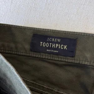 J Crew‎ Toothpick Ankle Pants 25 Olive Side Stripe Skinny Stretch thumbnail 5
