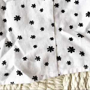 Bec + Bridge Petite‎ Fleur Linen Crop Top Ivory Black US 8 NWT thumbnail 3