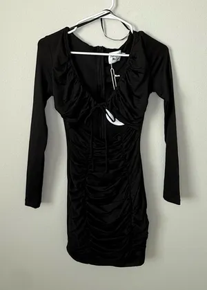 Princess Polly Dress Black Mini thumbnail 1