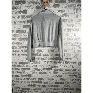 Aerie | women ribbed cropped full zip sweat shirt thumbnail 8