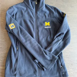 University of Michigan Columbia Blue Fleece Jacket thumbnail 1