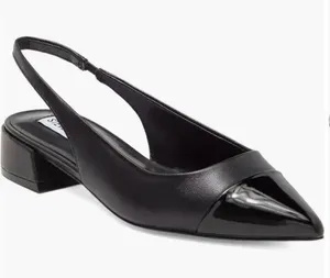 Steve Madden Black Slingback Pumps thumbnail 1