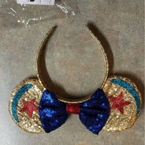 Cutest Captain America inspired Mouse ears headband thumbnail 2