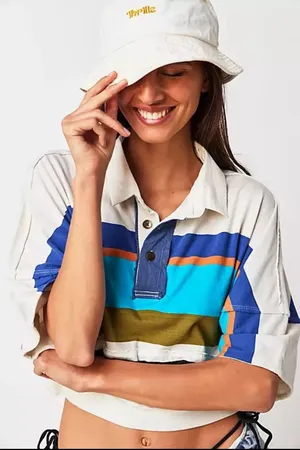 We The Free Preppy Striped Polo Tshirt thumbnail 3