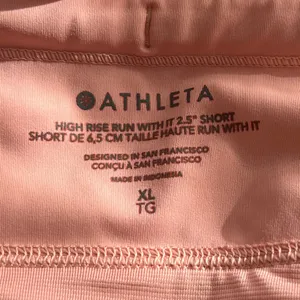 Athleta Women’s Pink High Rise Run With It Shorts Size XL thumbnail 6