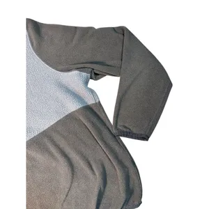 LL Bean Women's Black Gray Colorblock Half Zip Pull‎ over Jacket Size XL thumbnail 2