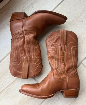 Tecova Cowboy Boots Size 8.5 thumbnail 1