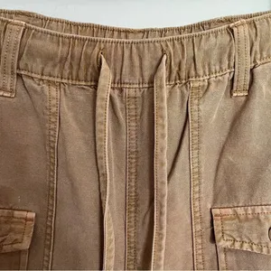Aerie Women's‎ Cargo Jogger Pants Size XS Tan Beige Casual Drawstring Oversized thumbnail 4