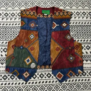 Vintage wraps Vest Multiple Size M thumbnail 1