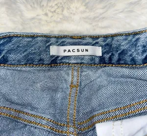 PacSun Lightwash Boyfriend Distressed Jeans thumbnail 3