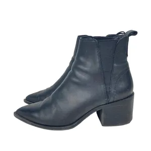 STEVE MADDEN Audience Chelsea Leather Ankle Boots Booties - Size 9.5 thumbnail 7