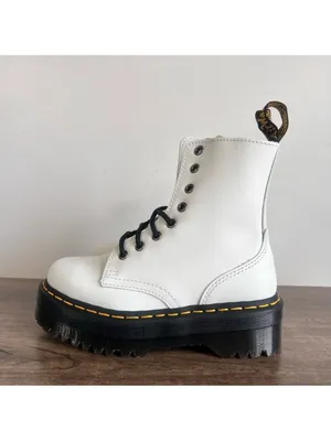 DR. MARTENS NEW Unisex Jadon Smooth Leather Boot Size 4 or 5 #B1298A thumbnail 3