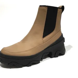 Sorel Brex chelsea boot waterproof leather tawny women’s size 9 Like New! thumbnail 2