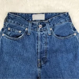 New EVERLANE The Curvy 90s Cheeky Straight‎ Jean Button Fly Organic Cotton Sz 25 thumbnail 5