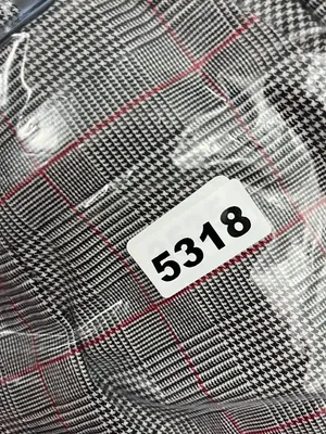 Lulu's Size Small Gray Plaid Tie-Waist Mini Skirt thumbnail 8