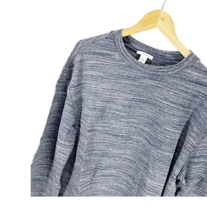 Daily Ritual Heathered Blue Oversized Sweatshirt Sz L Bell Sleeves NEW‎ thumbnail 3