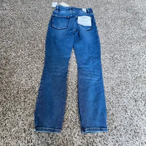 Good‎ American Blue High Rise Straight Leg Jeans Ripped Distressed Size 00 24 thumbnail 8