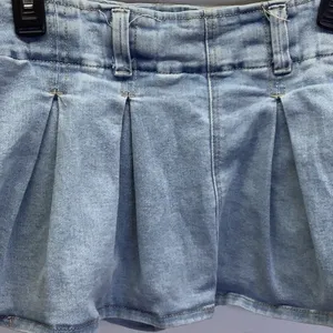 Refuge Size Medium Light Blue Denim Skirt, Preloved thumbnail 2