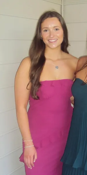 Strapless Ruffle Maxi Dress thumbnail 4