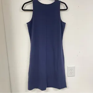 Lilly Pulitzer Navy Blue Cheryln Soft Shift Mini Dress Womens M Preppy Classic thumbnail 7