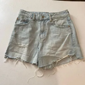 Garage Denim Vintage Cut Off Shorts Size 1/25 Light Wash Distressed Y2K thumbnail 2