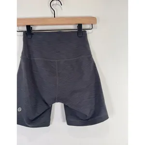 Lululemon Womens Shorts Graphite Grey Heather Wunder Train High Rise Gym Size 4 thumbnail 8