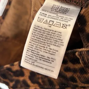 Gap High Rise Stride Animal Print Corded Pants‎ size 12/31S thumbnail 6