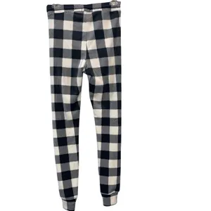 American Eagle Plaid Jogger Pants Small Black White Buffalo Check Lounge Pajama‎ Pants thumbnail 2