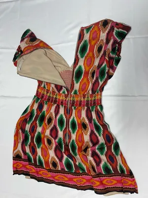 Alice & Olivia Tatiana Printed Multicolor Mini Dress -‎ Size 4. thumbnail 16