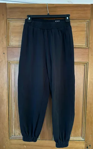 Spandex Waistband Sweatpants Black thumbnail 1