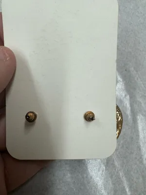 Celestial Black and Gold Earrings thumbnail 2