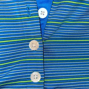 Nike golf striped collared polo style shirt thumbnail 7