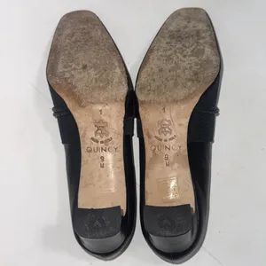 Vintage Y2K Brighton Quincy Black Italy Mesh Braided‎ Leather Closed Toe Heels 9 thumbnail 5