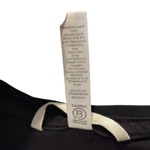 Athleta Women Activewear Tank Top 1X Black Zip Pocket‎ Racerback Sleeveless thumbnail 4