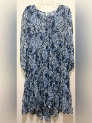 Joie Printed Parisian Paisley Maxi Dress XL NWT thumbnail 8