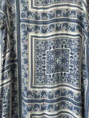Blue Bandana Print Dress thumbnail 4