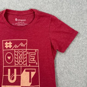 Cotopaxi One Utah Tee Shirt Women's XS Red Short Sleeve Crew Neck Llama Graphic thumbnail 4