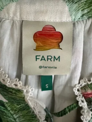 Farm Rio Tropical Pineapple Print Women’s Jumpsuit in Green & Cream S-S thumbnail 14