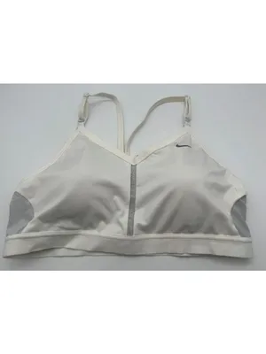 Nike Indy Sports Bra CZ4456-100 White Training Workout Dri-Fit Women's Size XXL thumbnail 3