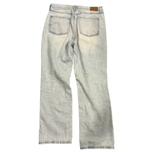 High Rise Baggy Jeans Light Acid Wash Wide Leg Y2K Aeropostale SZ 12 Reg Relaxed thumbnail 5