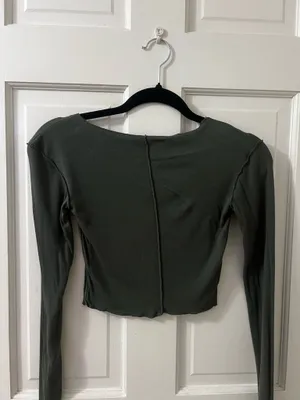 ZARA Long Sleeve Top Crop thumbnail 2