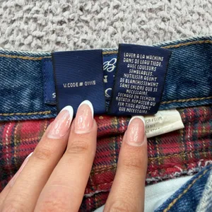 Vintage Eddie Bauer Flannel Lined Jeans 90s High Waisted Blue Denim 27x26 thumbnail 6