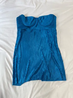 Hello Molly Blue Dress thumbnail 3