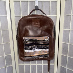 Aztec‎ cowhide leather Backpack thumbnail 3