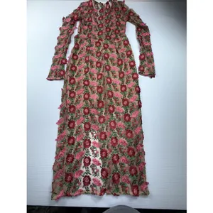 For Love and Lemons Amelia‎ Midi Floral Embroidered Dress Size M thumbnail 7