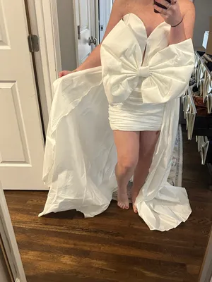 She Is The Moment Dress With Train thumbnail 4