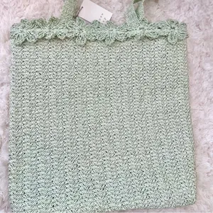 A New Day Green Floral Tote Bag‎ thumbnail 4