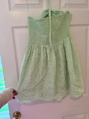 American Eagle Cinch Mini Halter Dress thumbnail 4