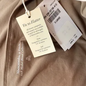 Abercrombie & Fitch Womens Brown Ruched Draped Maxi Dress Size XL NEW thumbnail 4
